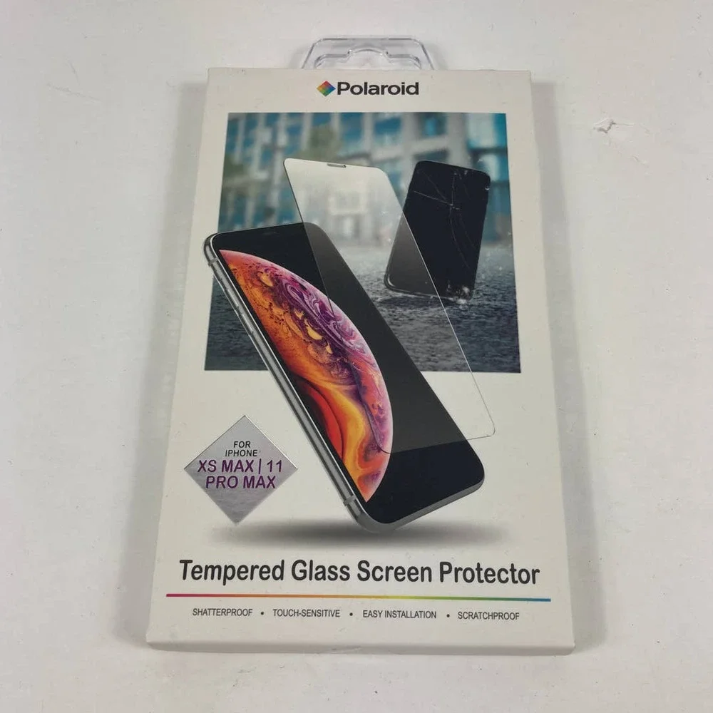 NIB Polariod Tempered Glass Screen Protector Iphone XS Max / 11 Pro Max